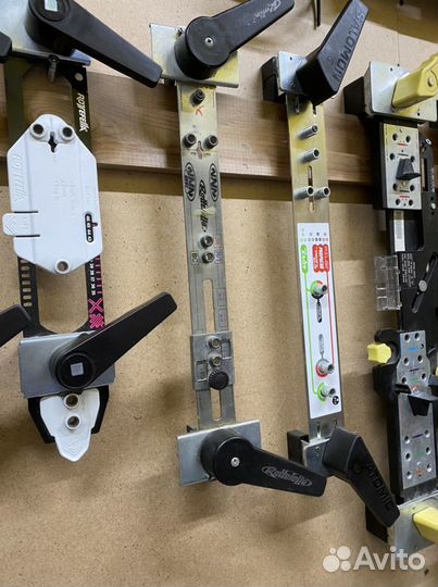 Установка креплений на горные, беговые лыжи, сноуб