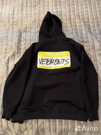 Vetements зип худи оригинал