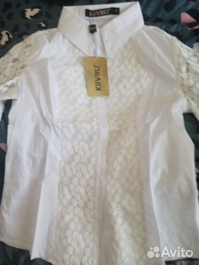 Рубашка белая женская