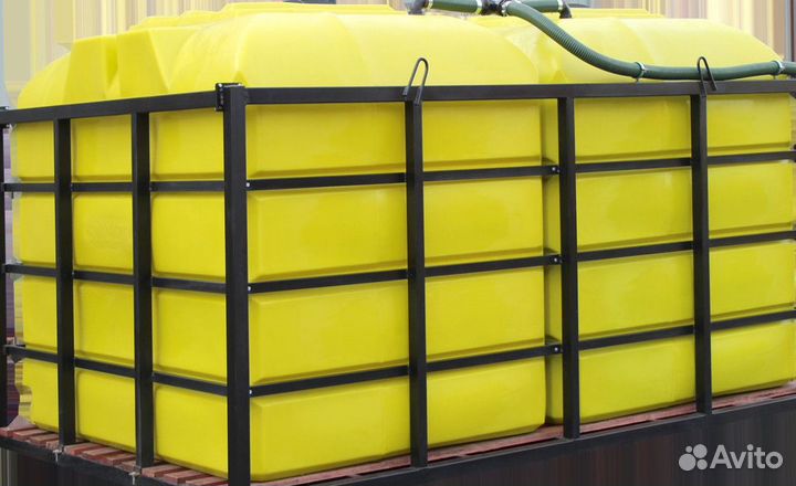 Ёмкости пластиковые в кассете 12 кубов 12м3