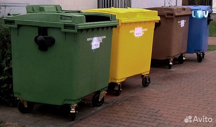 Пластиковый контейнер 1100л. Арт. 58554