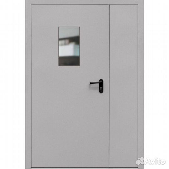 Дверь противопожарная двупольная дпм2-EI60