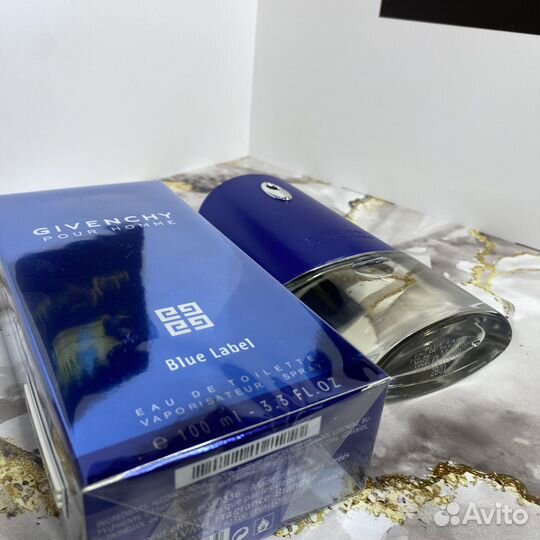 Givenchy Pour Homme Blue Label Мужские Новые EDT