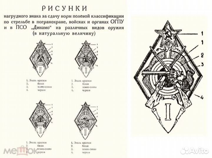 Нагрудный знак за сдачу норм по стрельбе СССР