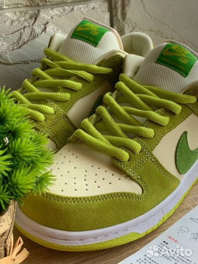 Кроссовки мужские Nike SB Dunk Low Green Apple