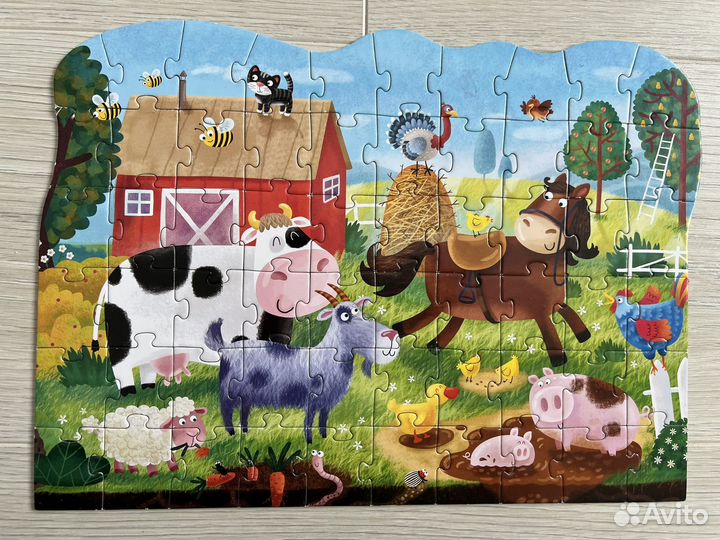 Пазлы детские dodo комплектом
