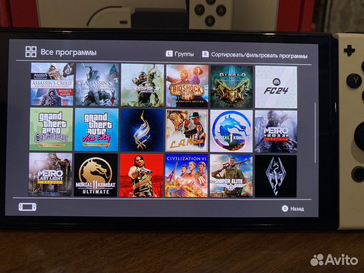 Прошитый Nintendo Switch Oled 512GB