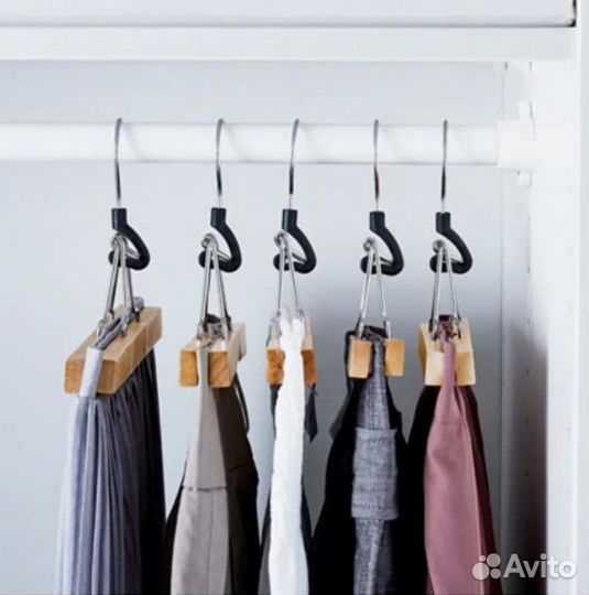 Вешалка плечики для брюк и юбок 30 см