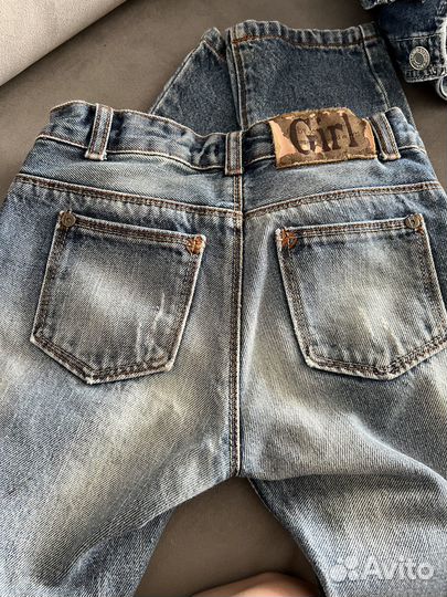 Джинсы на девочку 110 116 Orby
