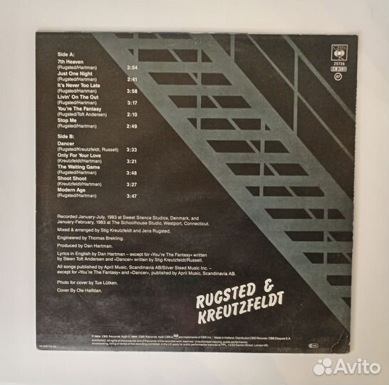 LP Rugsted / Kreutzfeldt – Sold Out /Holland 1984