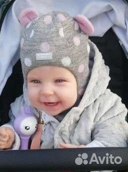 Шапка шлем для девочки kerry