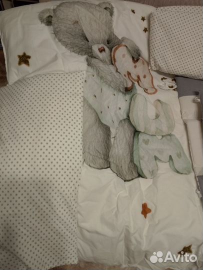 Комплект для детской кроватки с бортиками
