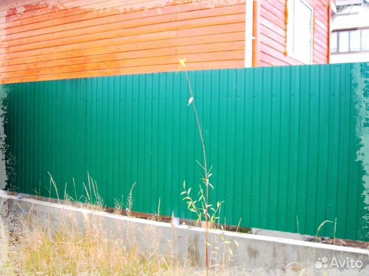 Забор из профлиста