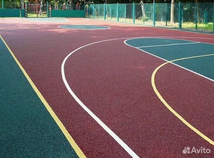 Бесшовное резиновое покрытие