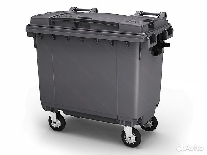 Мусорный контейнер пластиковый 660л-5063