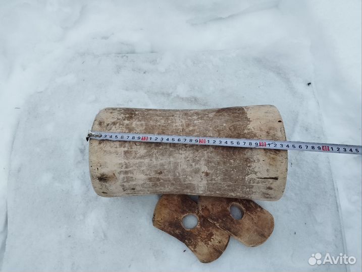 Барабан деревянный старинный от ткацкого станка