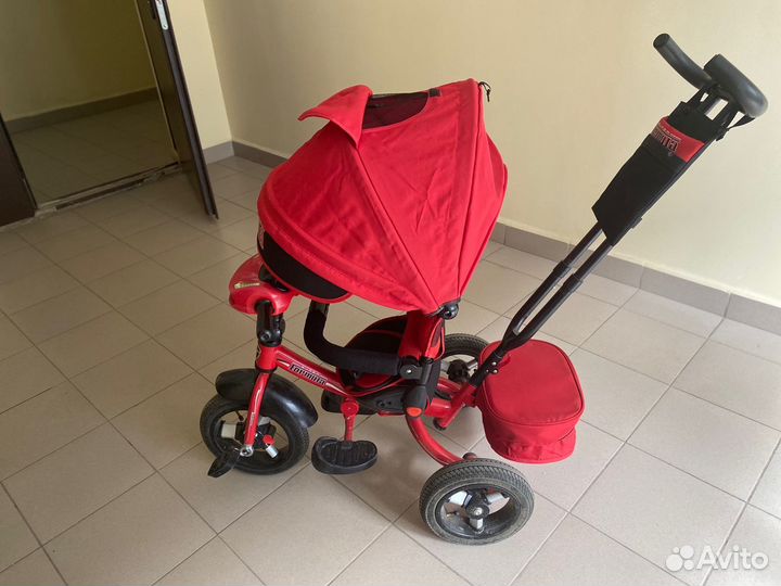 Велосипед детский с родительской ручкой