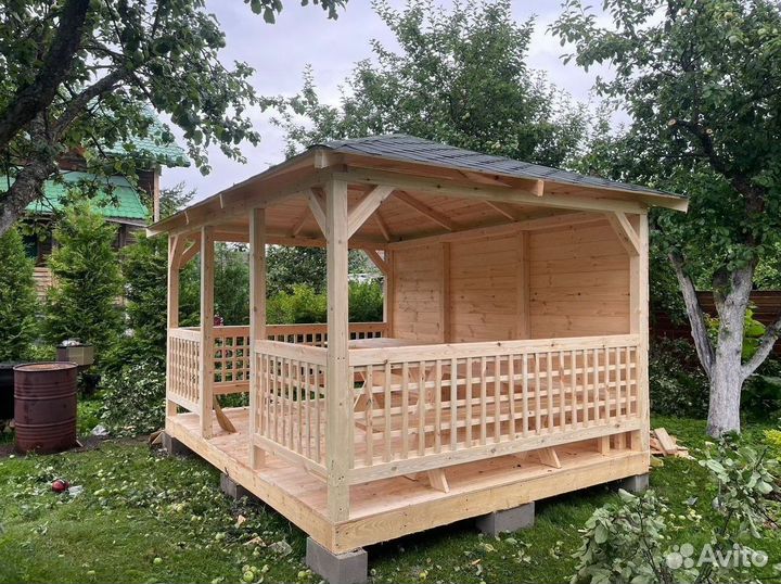 Беседки. Привезём и установим за 1 день