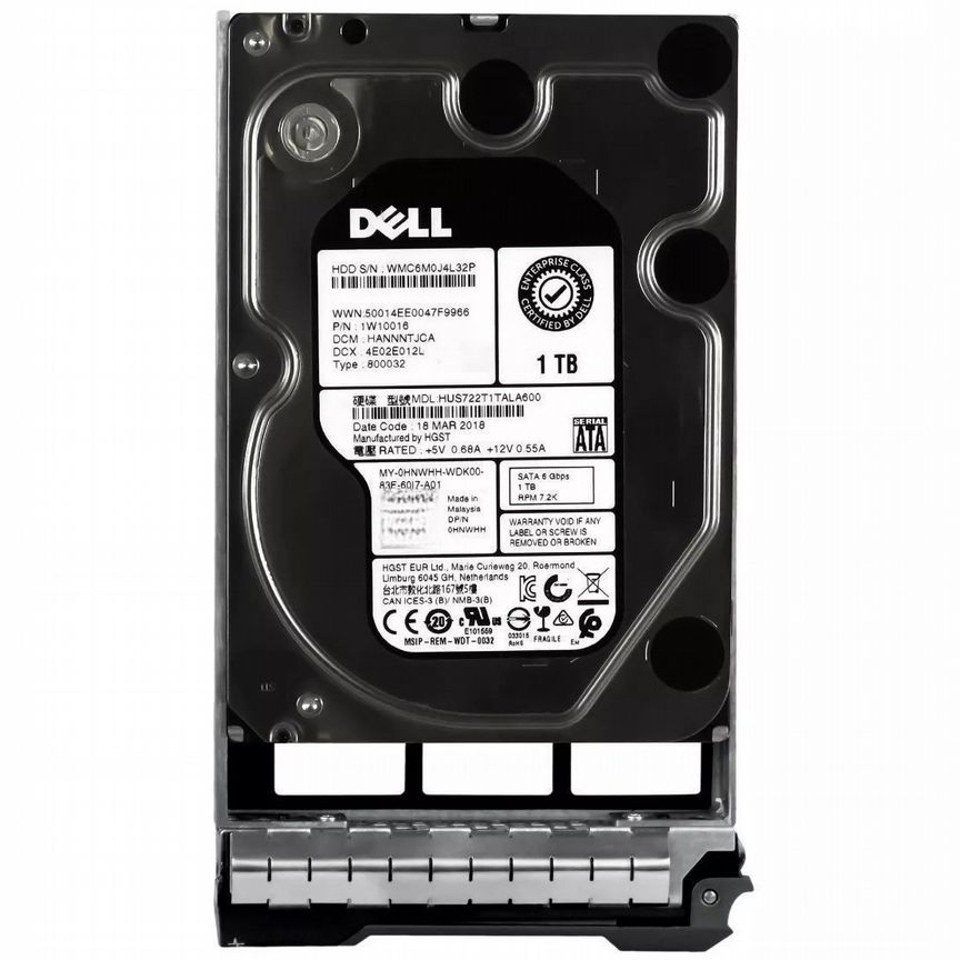 [0HNWHH] Жесткий Диск Dell Hnwhh 1tb Sata3 3,5" Hdd 0hnwhh