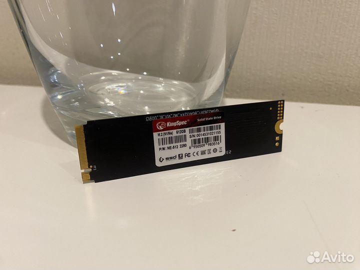 Жесткий диск SSD M.2 KingSpec NE-512, 512 GB