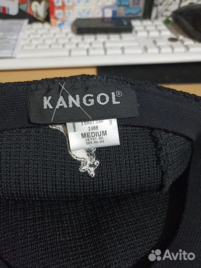 Kangol 2 dart cap M черная