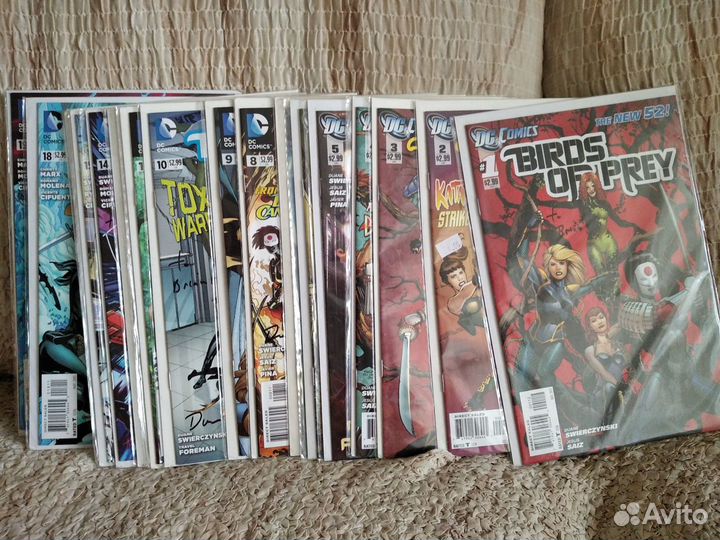 Комикс Хищные птицы/Birds of Prey NEW52 36 синглов