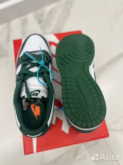 Кроссовки Nike Dunk Low Retro Varsity Green (брак)