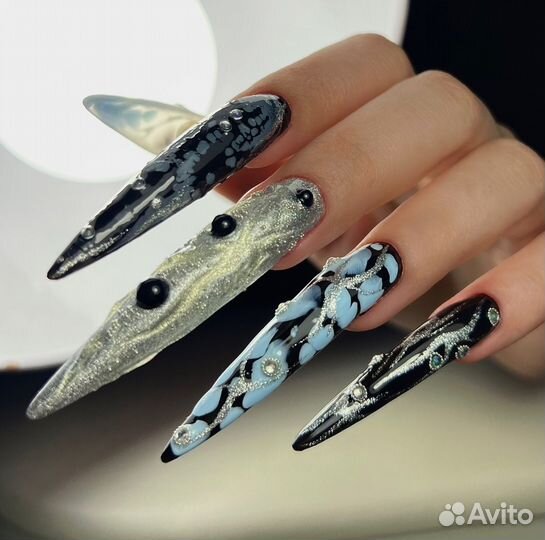 Crazy nails/Маникюр/Наращивание