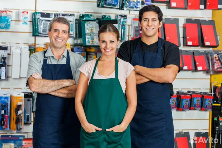 Работник торгового зала еженедельные выплаты