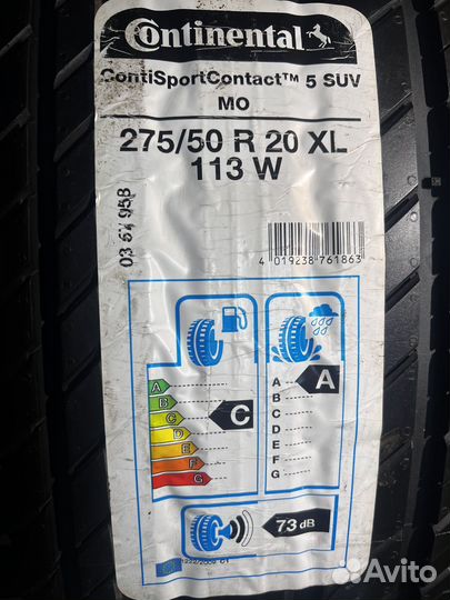 Continental ContiSportContact 5 275/50 R20