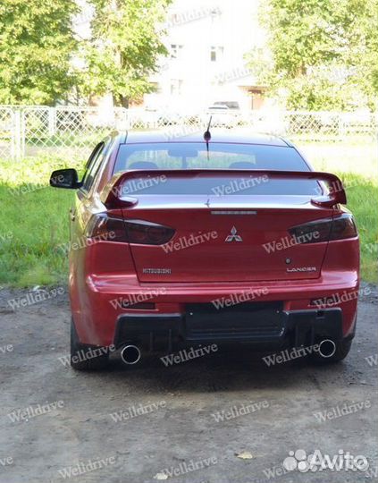 Задний обвес Mitsubishi Lancer X 10 Evolution