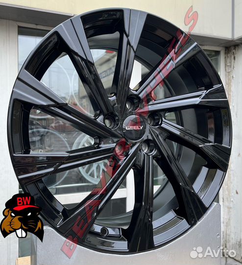 Диски R19 5x108 Geely Tugella full black