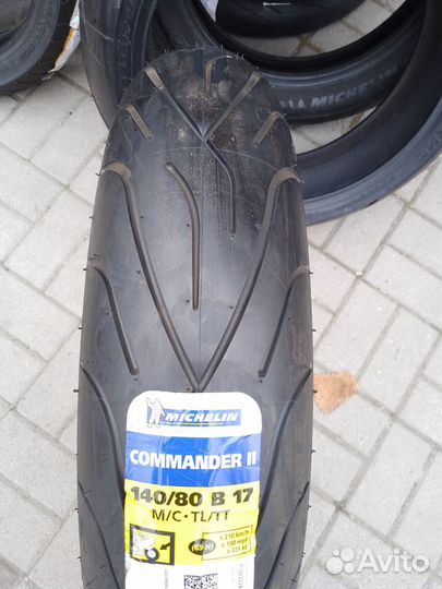 Новый Перед Michelin 140-80-17 2018г Commander 2