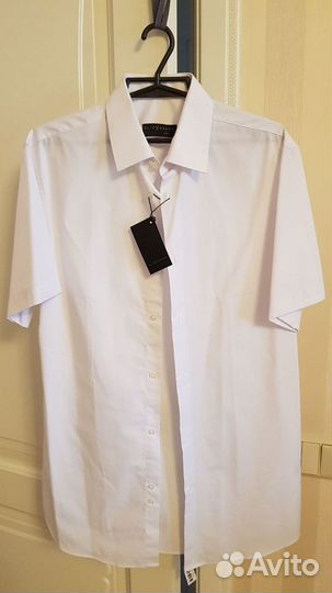 Мужская рубашка белая, 39 размер