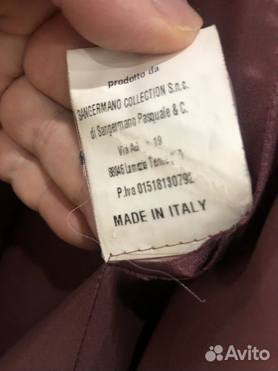 Sangermano collection пальто кашемир