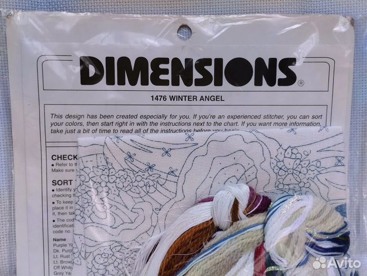 Набор для вышивания Dimensions, 1995г. Сборка США