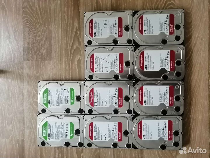 Жёсткие диски 2-4tb