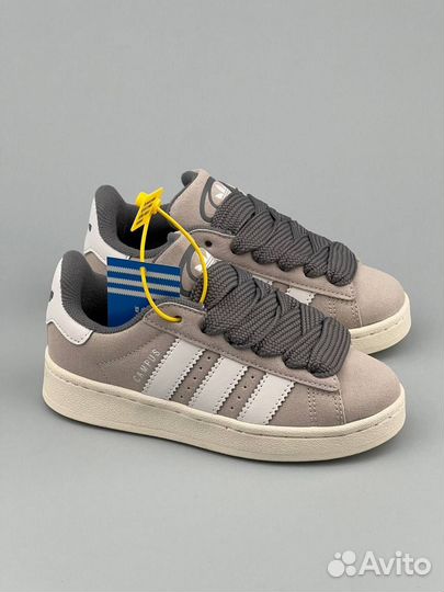 Adidas campus 00s детский светло-серые разм. 36