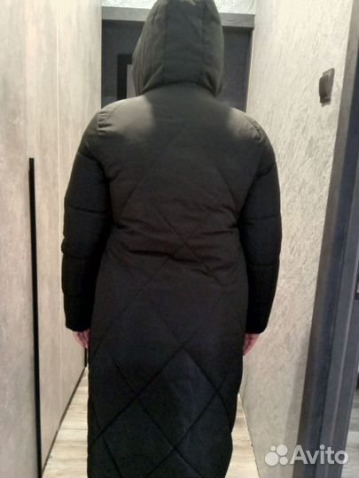 Пуховик зимний черный