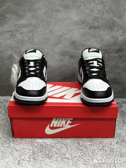 Кроссовки Nike Dunk Low GS 'Black White'