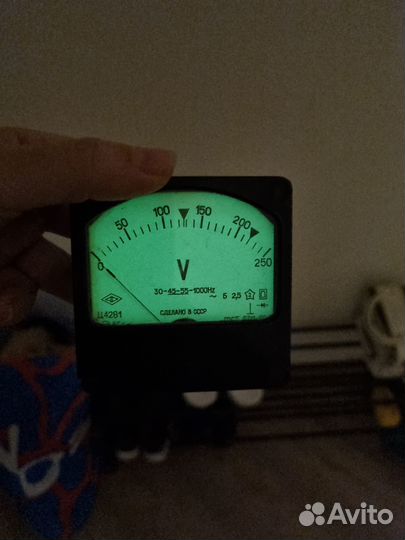 Амперметры и вольтметры СССР флуоресцентный