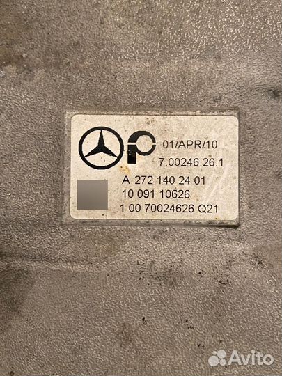 Впускной коллектор на mercedes benz м272