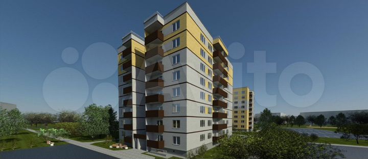 3-к. квартира, 73,7 м², 2/8 эт.