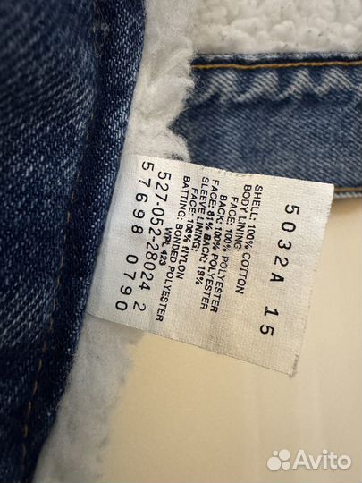 Sherpa Levi’s made in USA Джинсовая куртка