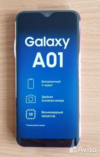 Телефон Samsung A01, Android 12