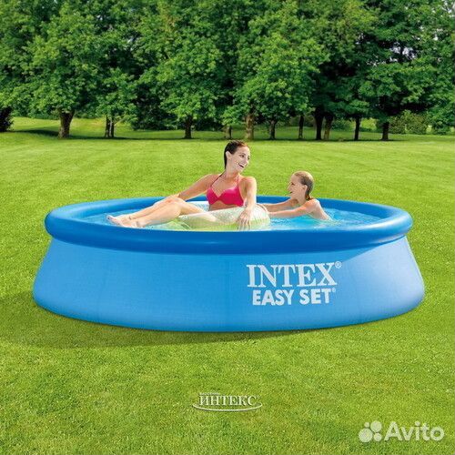 Бассейны intex серия easy SETс надувным кругом
