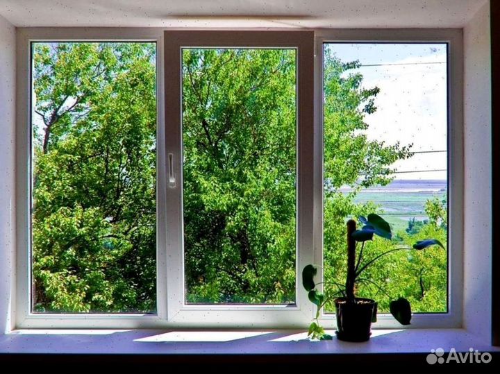 Окно пластиковое Установка