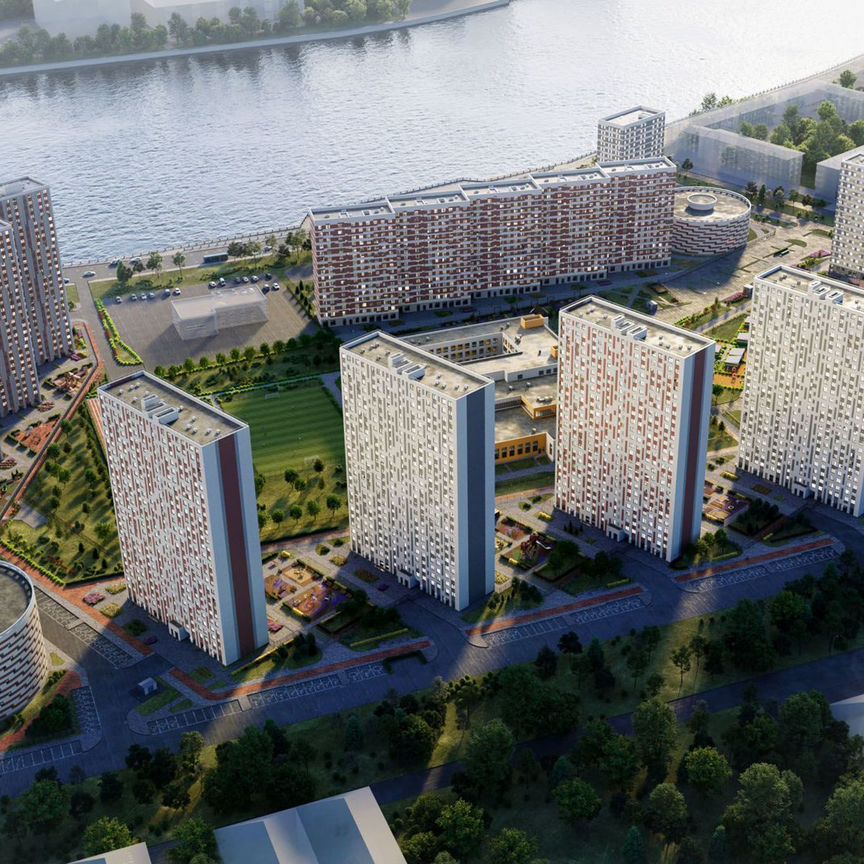 1-к. квартира, 34,4 м², 16/25 эт.