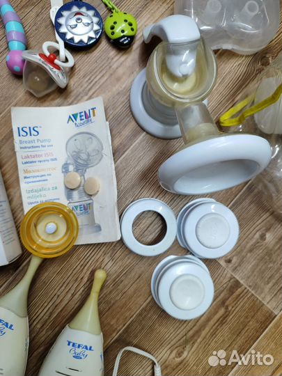 Радионяня philips avent, молокоотсос, бутылочки