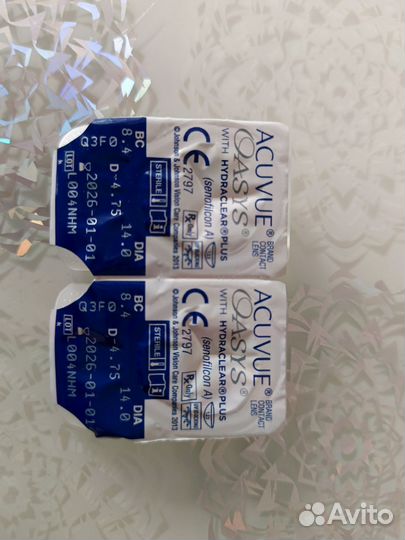 Линзы acuvue oasys